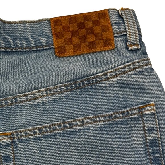 VANS Men’s Check-5 Relaxed Fit Denim Shorts 33 VANS Vintage-Style Baggy Jean Sh - Picture 5 of 8